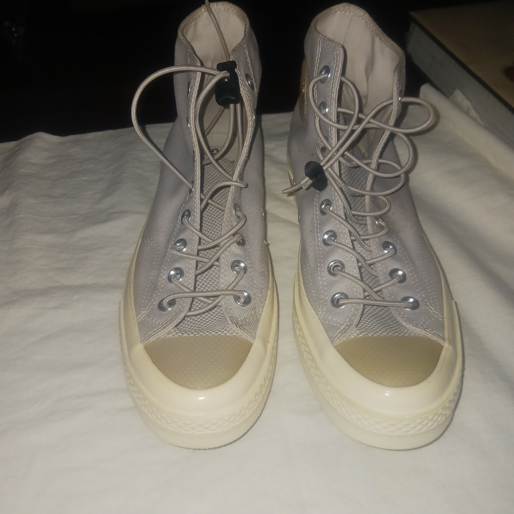 Stylish Gray Chuck's Converse High-Top Sneakers